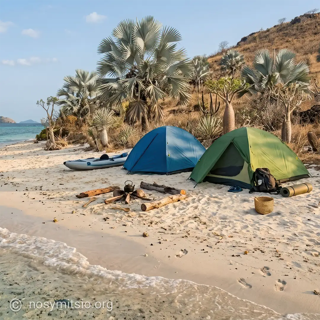 bivouac-nosy-mitsio bivouac tentes nosy mitsio